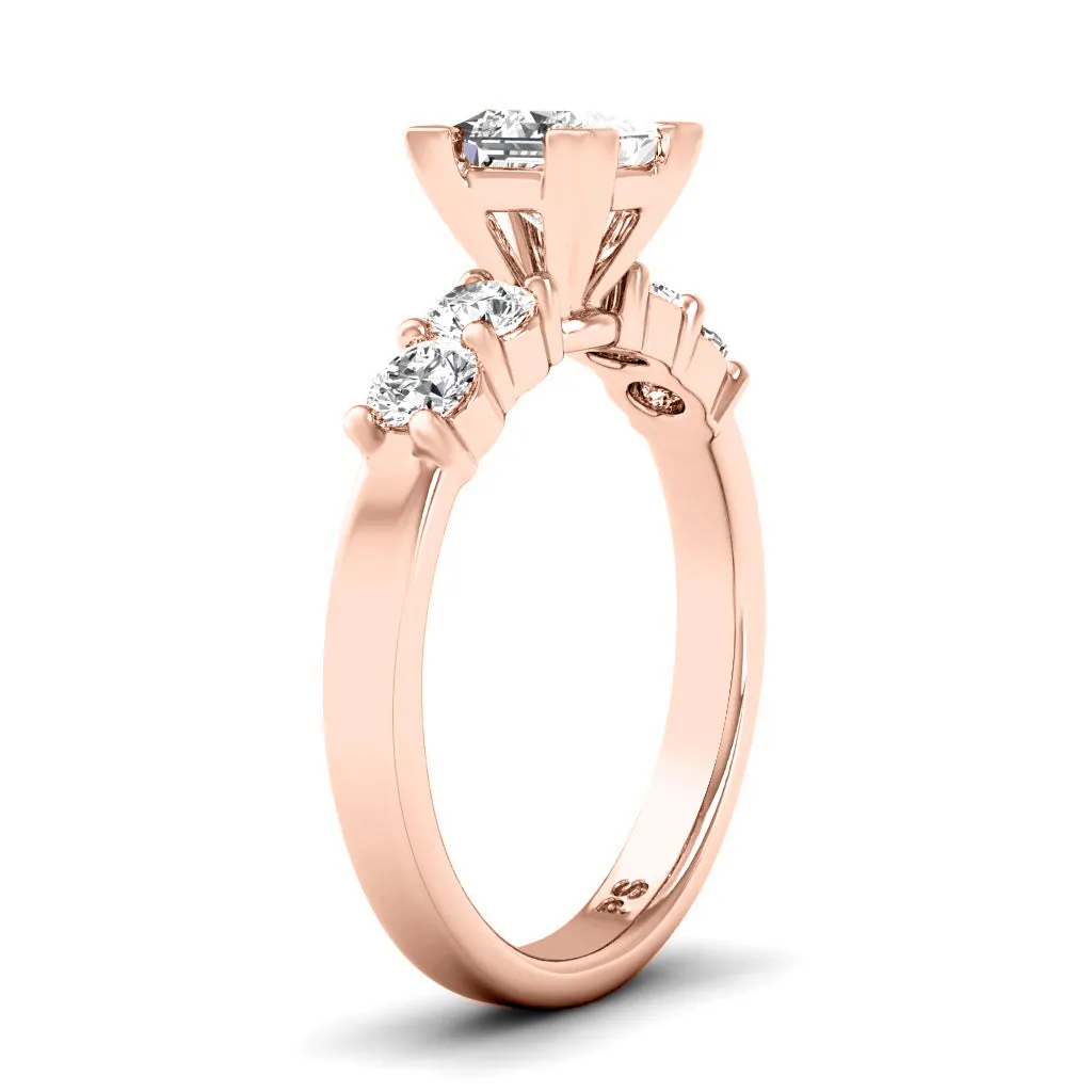 0.95-2.10 CT Round & Princess Cut Diamonds - Engagement Ring