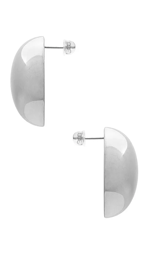Amber Sceats Lola Earring in Metallic Silver