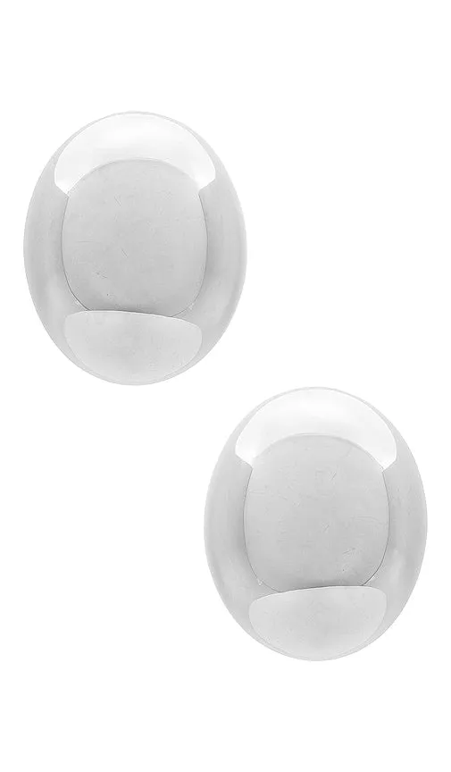 Amber Sceats Lola Earring in Metallic Silver