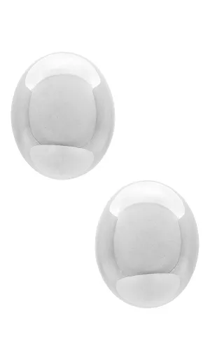 Amber Sceats Lola Earring in Metallic Silver