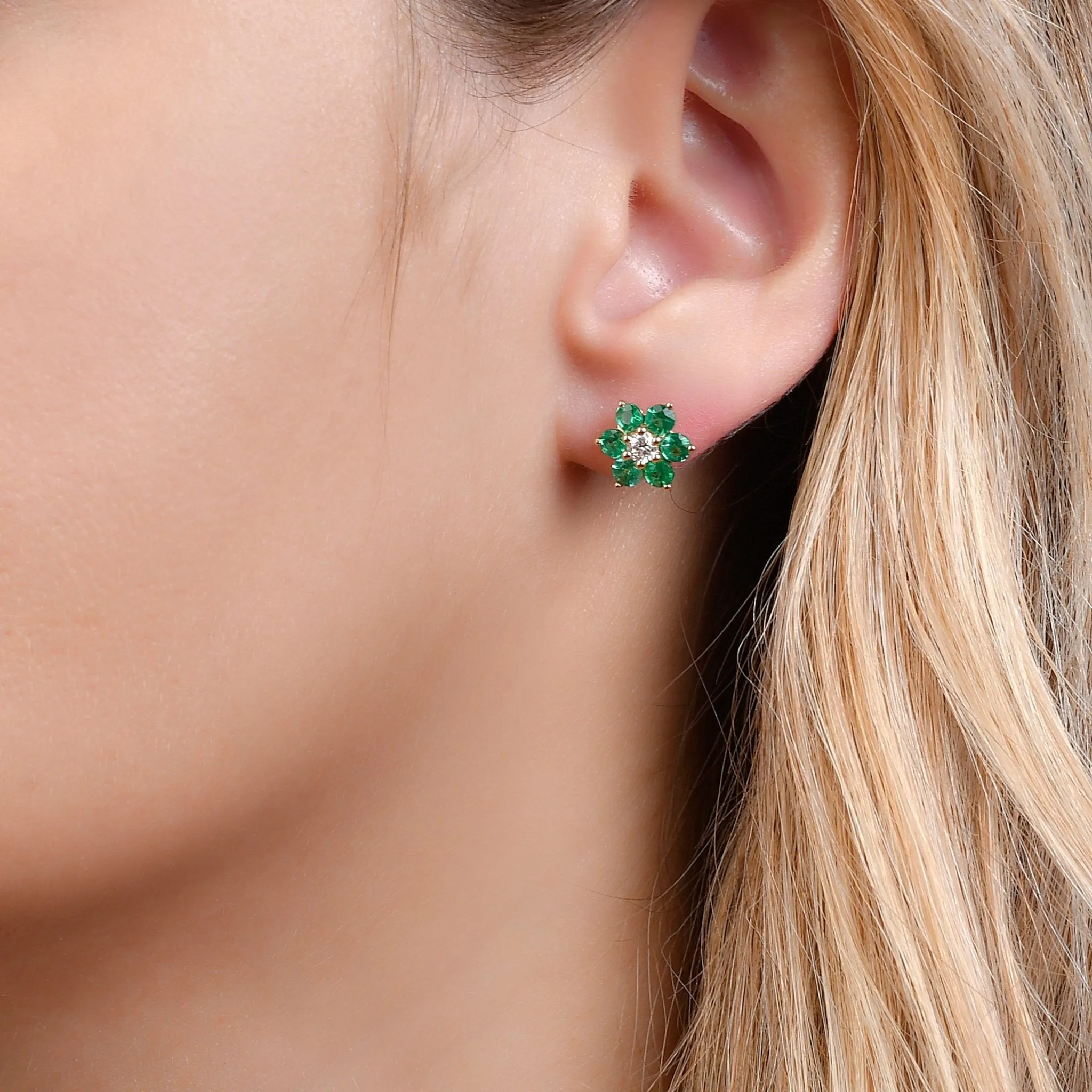 Bloom Earrings - YG