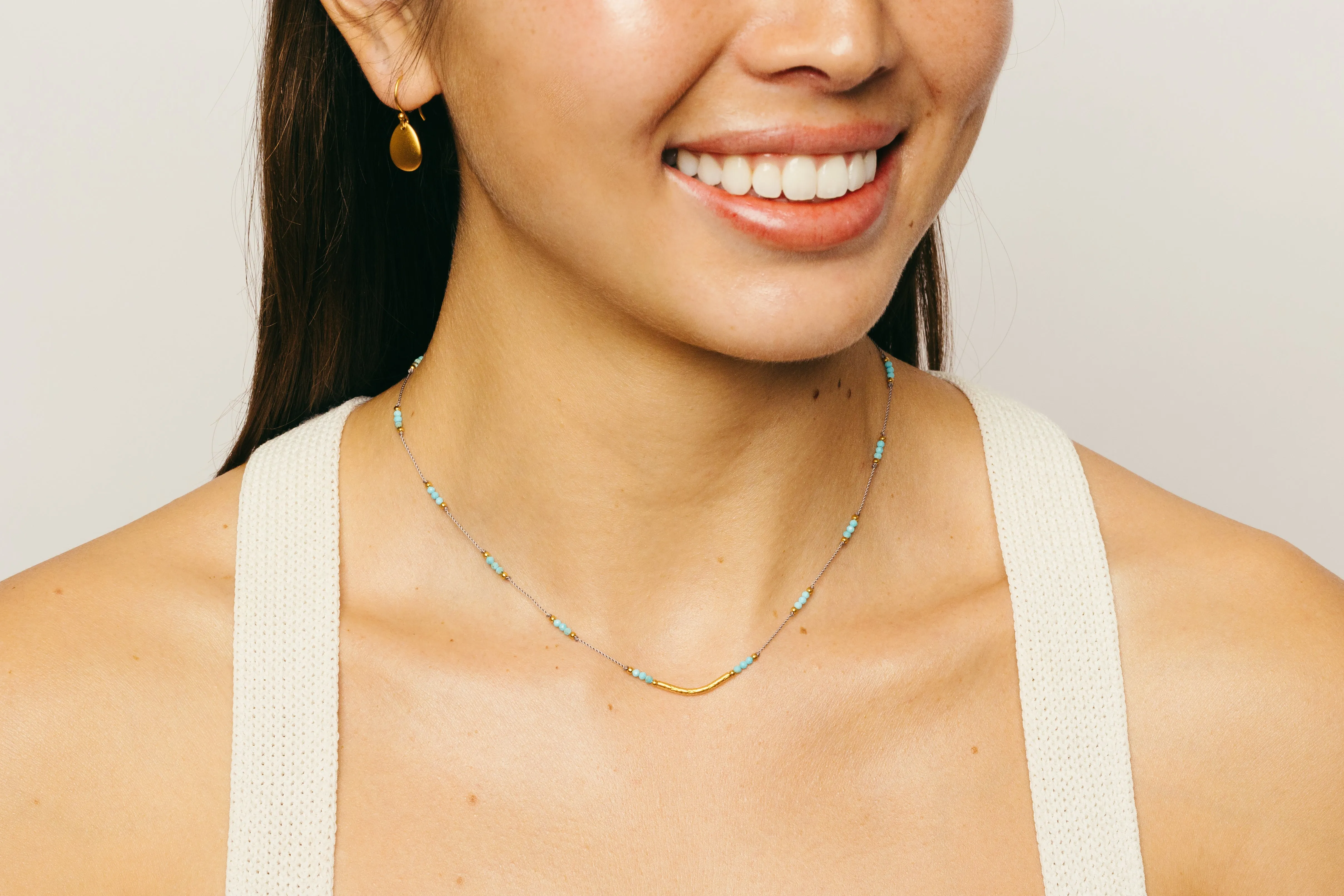 Crescendo Necklace - Turquoise