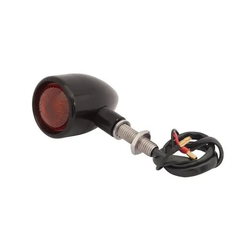 CUSTOM BILLET INDICATOR TURN SIGNALS - PAIR - BLACK