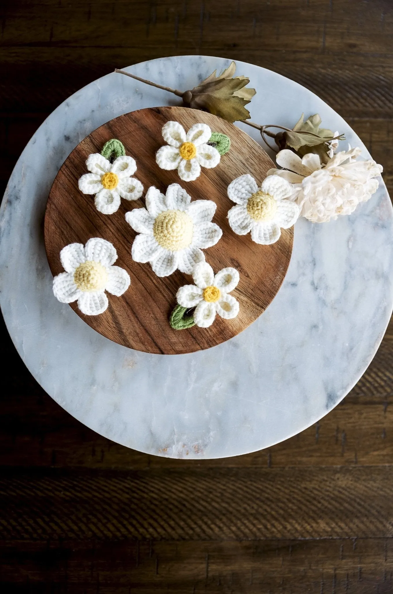 Daisy Hair Snaps