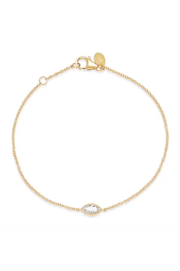 Diamond Marquise Sun Ray Bracelet