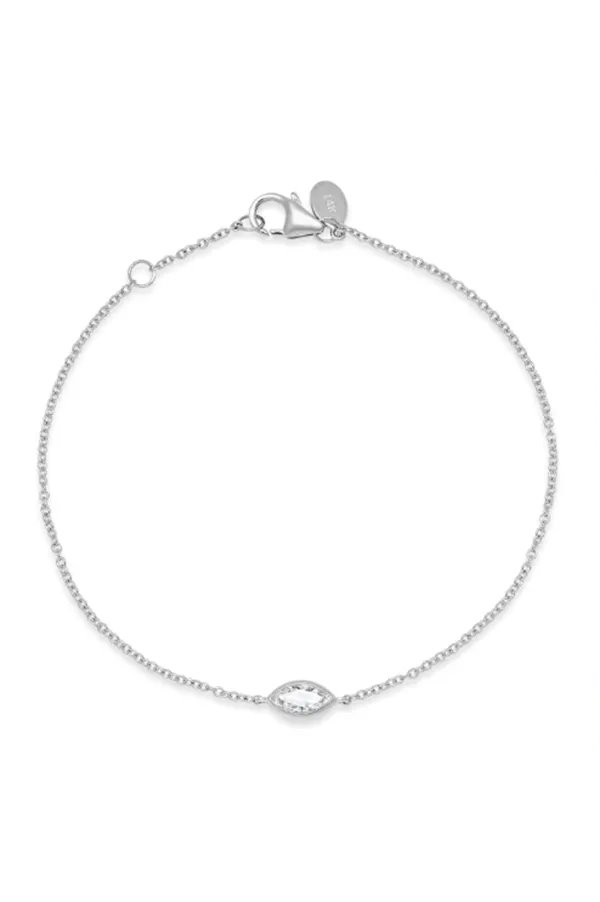 Diamond Marquise Sun Ray Bracelet