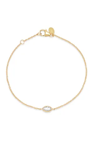 Diamond Marquise Sun Ray Bracelet