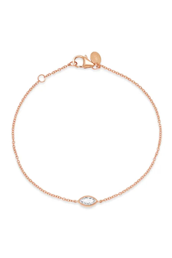 Diamond Marquise Sun Ray Bracelet