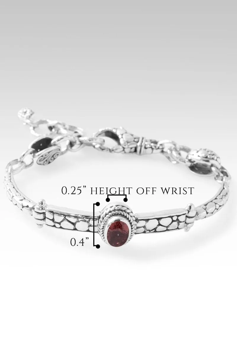 Divine Purpose Bracelet™ in Malaia Garnet