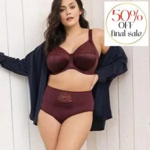Elomi Cate Full Brief in Raisin EL4036
