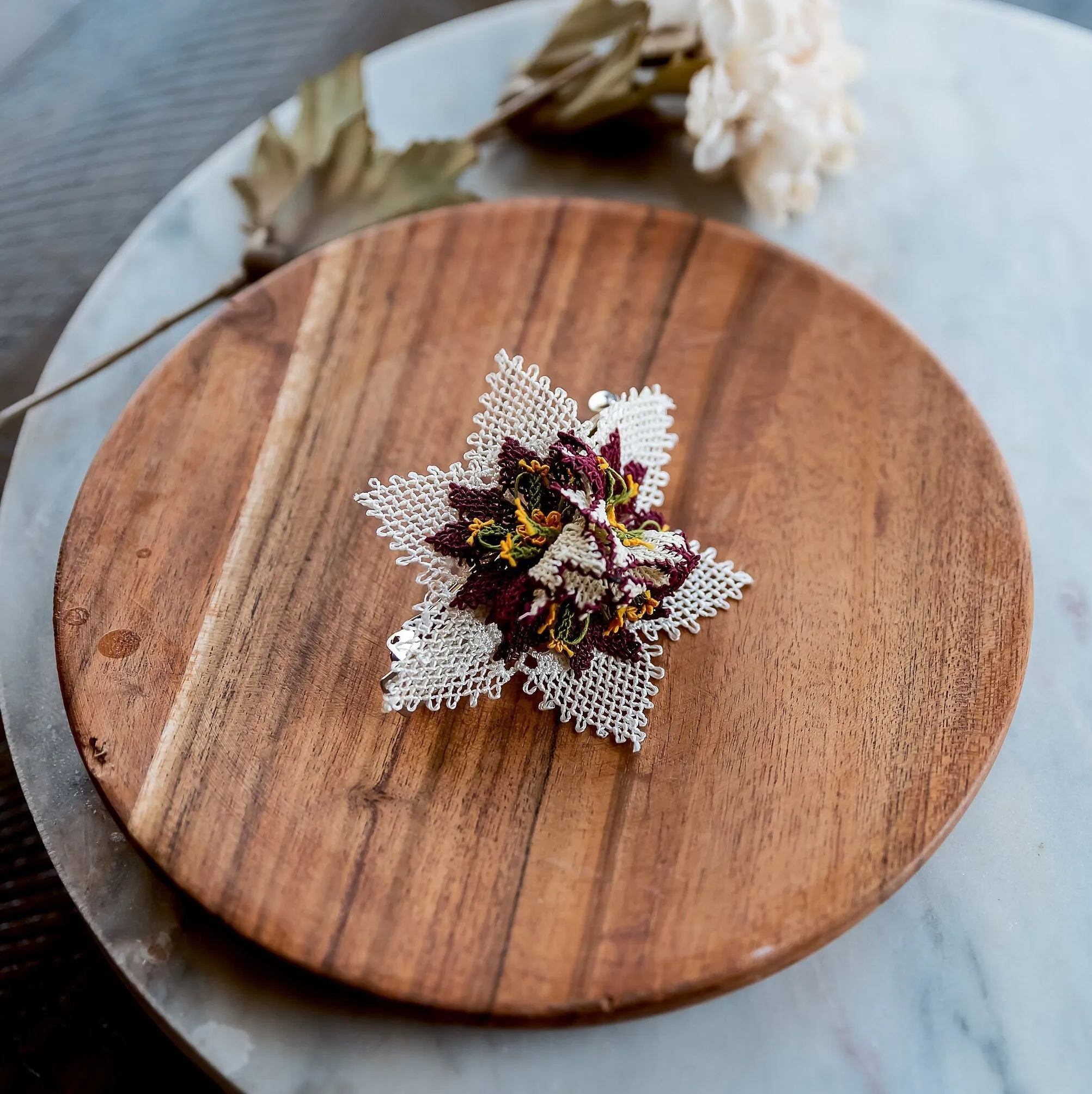 Floral Hair Barrettes