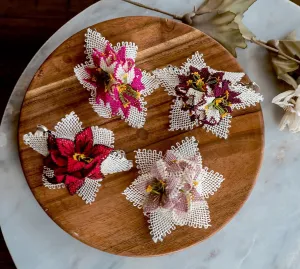 Floral Hair Barrettes
