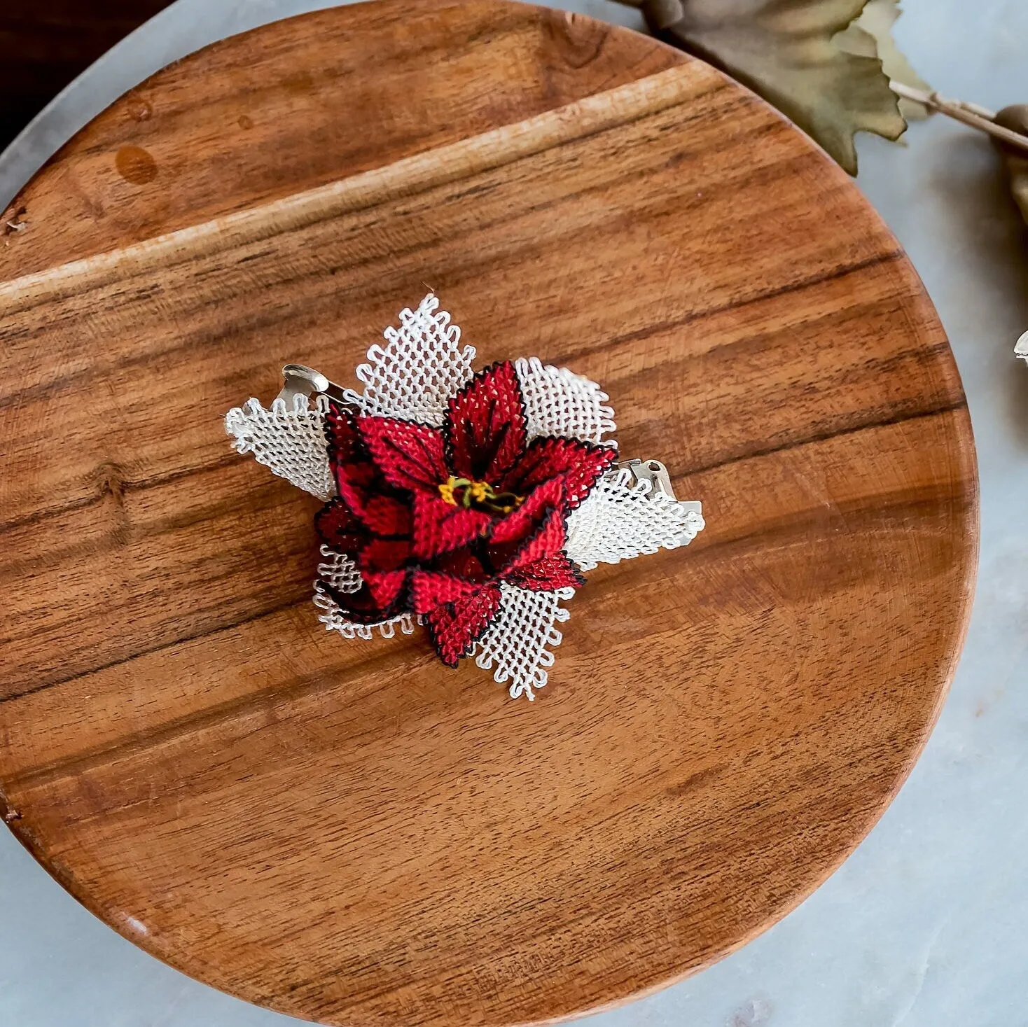 Floral Hair Barrettes