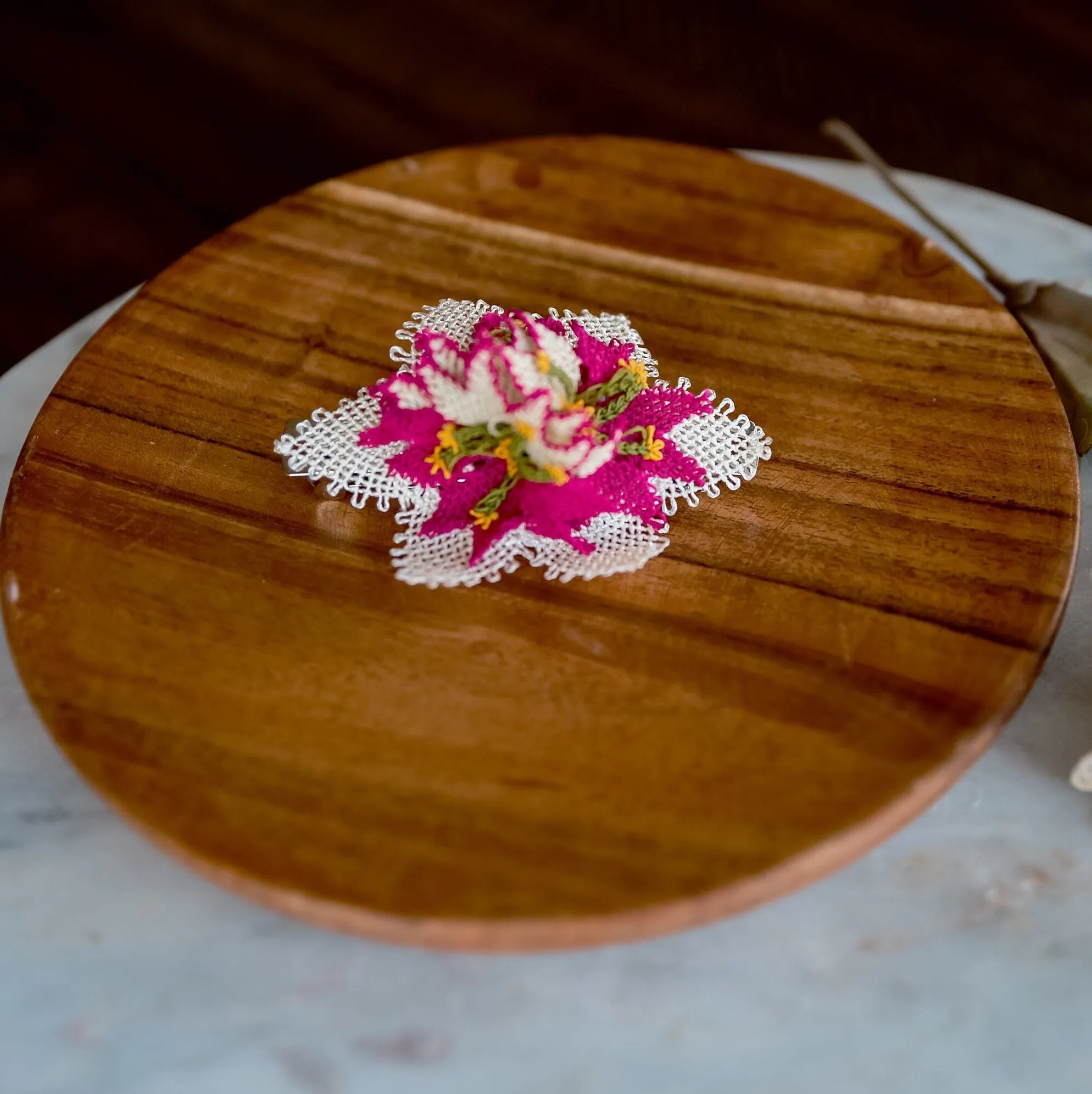 Floral Hair Barrettes