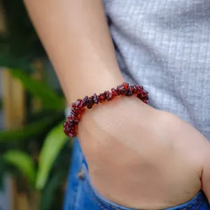 Garnet Chip Bracelet