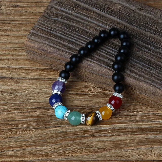 HEMATITE 7 CHAKRA BRACELETS