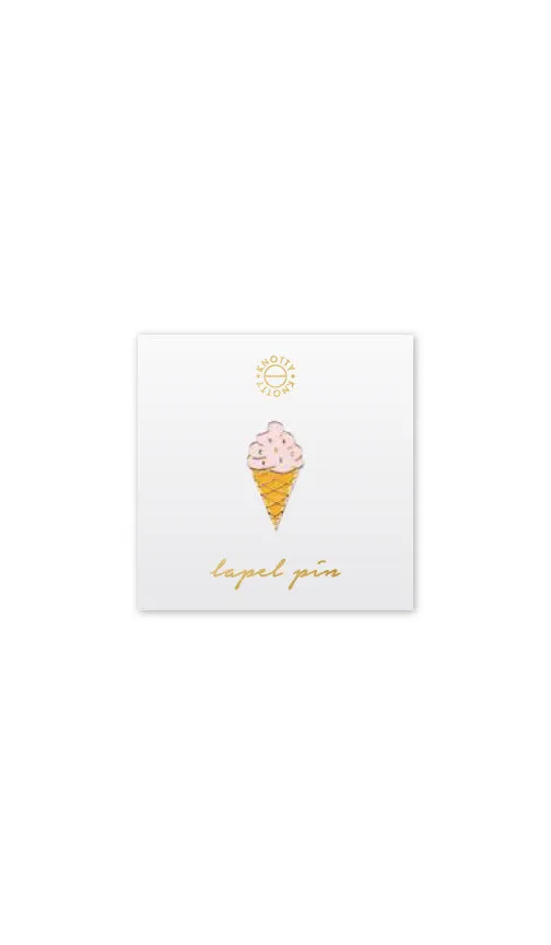 Ice Cream Lapel Pin