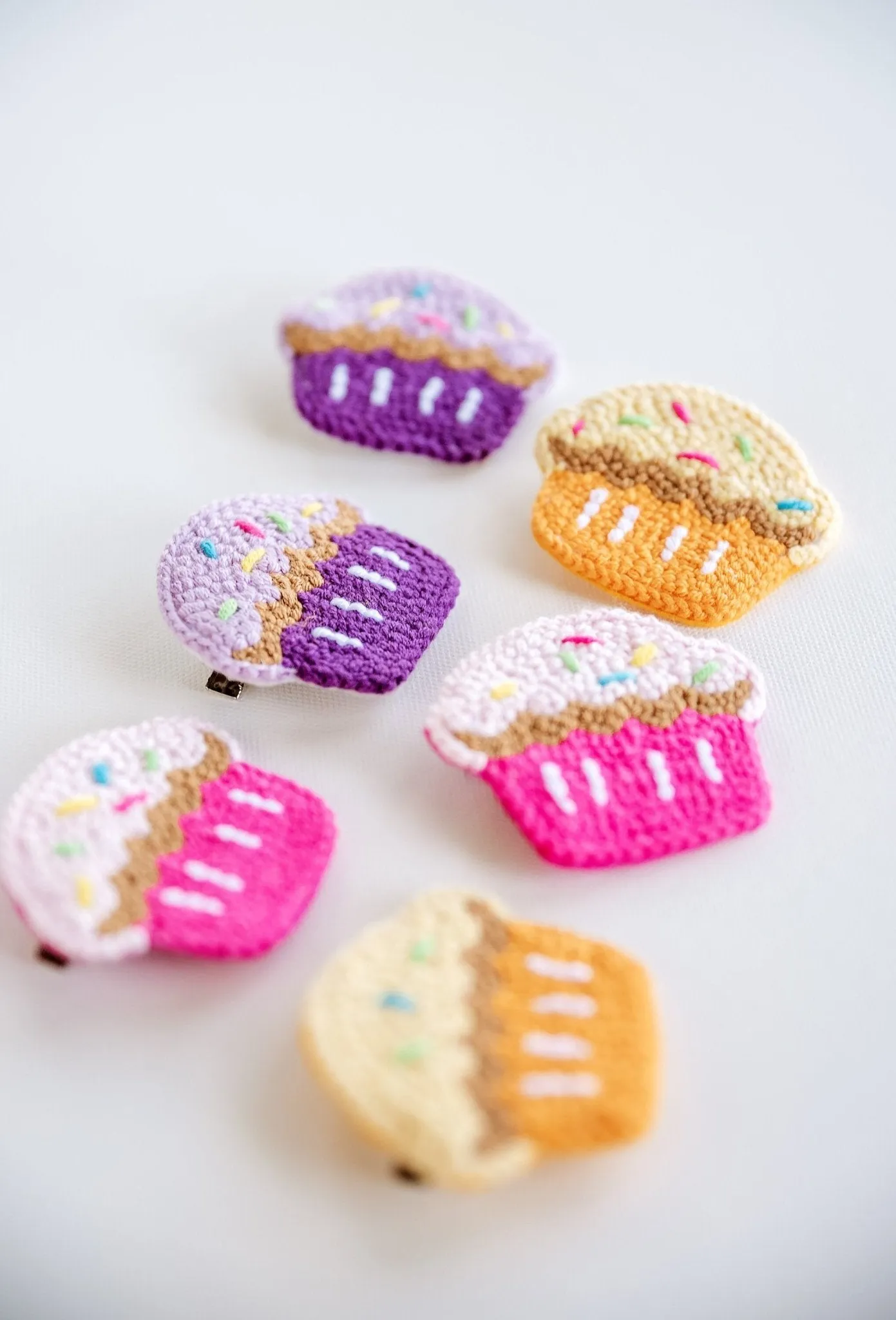 Kawai Cupcake Hair Clips