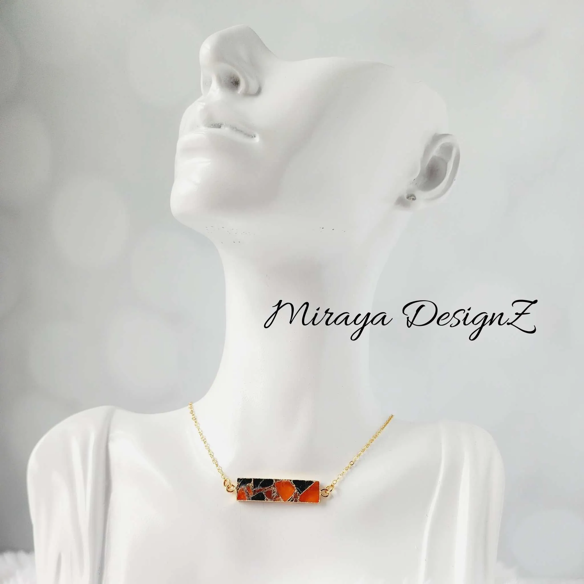 Mojave Turquoise Bar Necklace