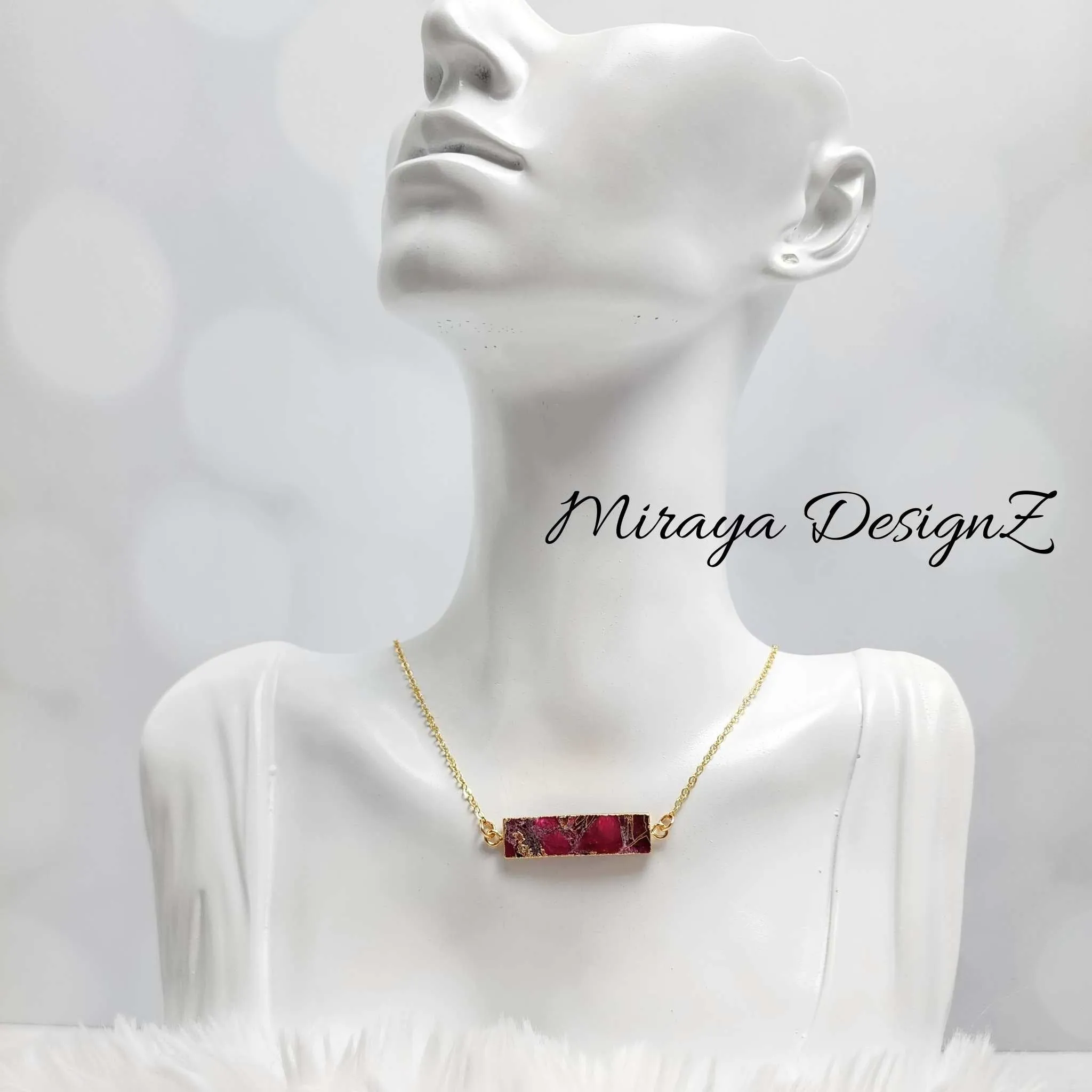 Mojave Turquoise Bar Necklace