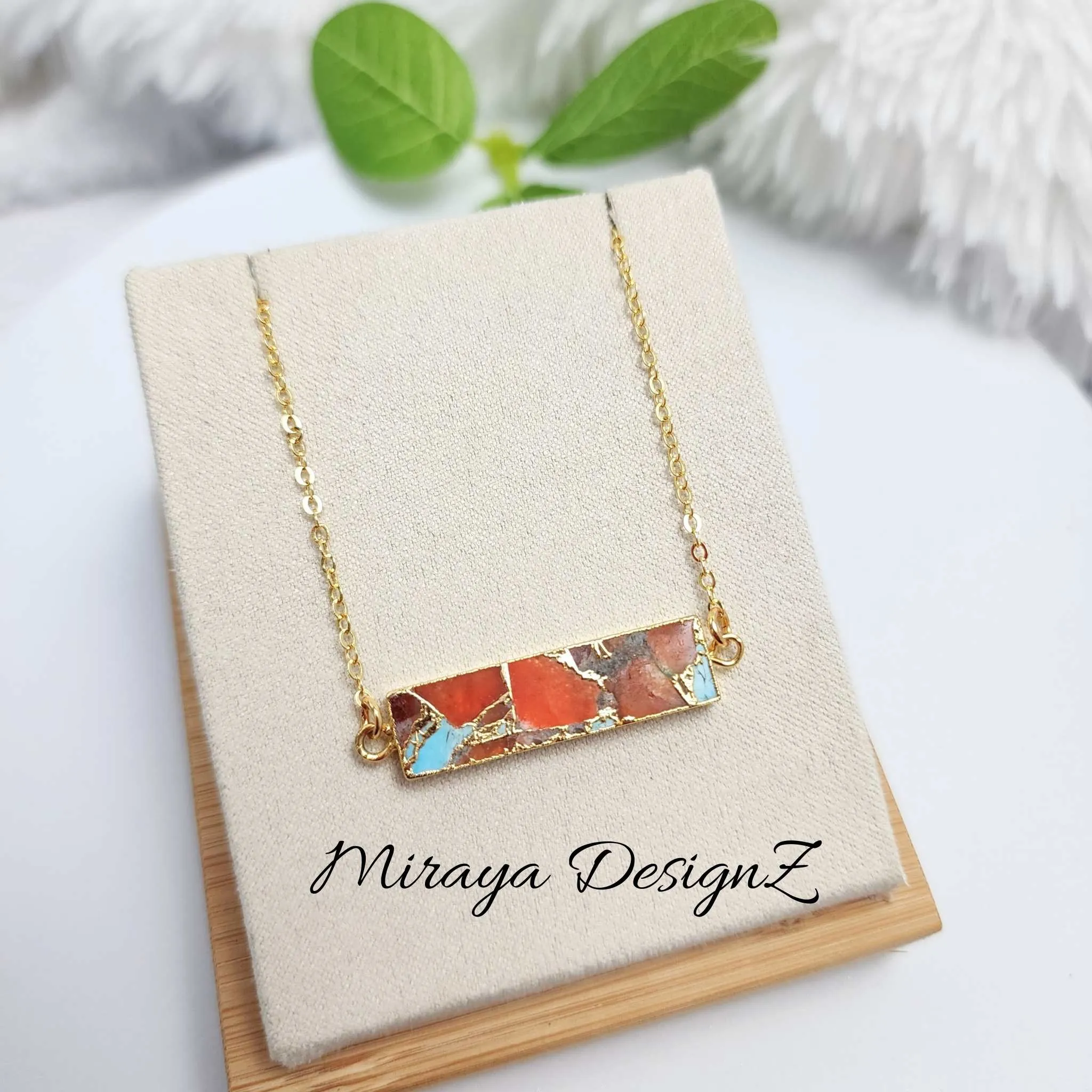 Mojave Turquoise Bar Necklace