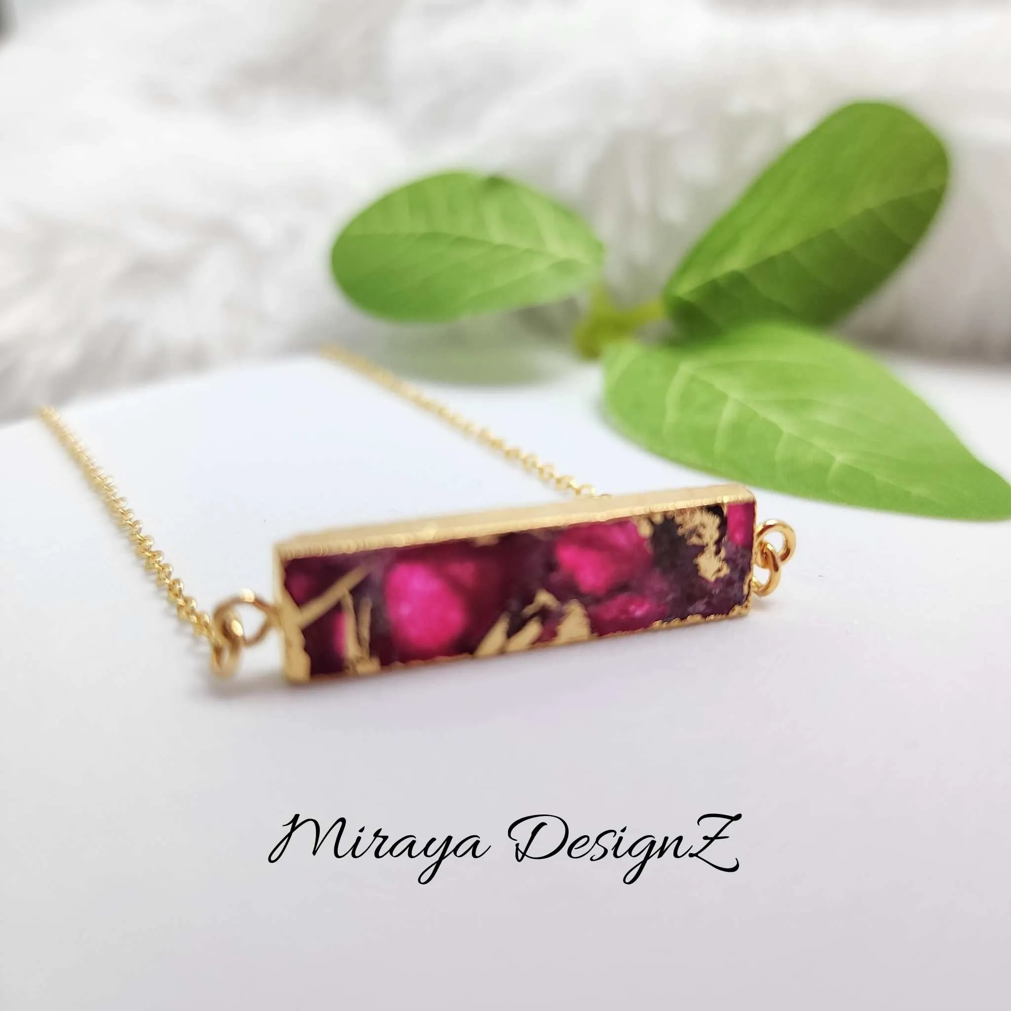 Mojave Turquoise Bar Necklace