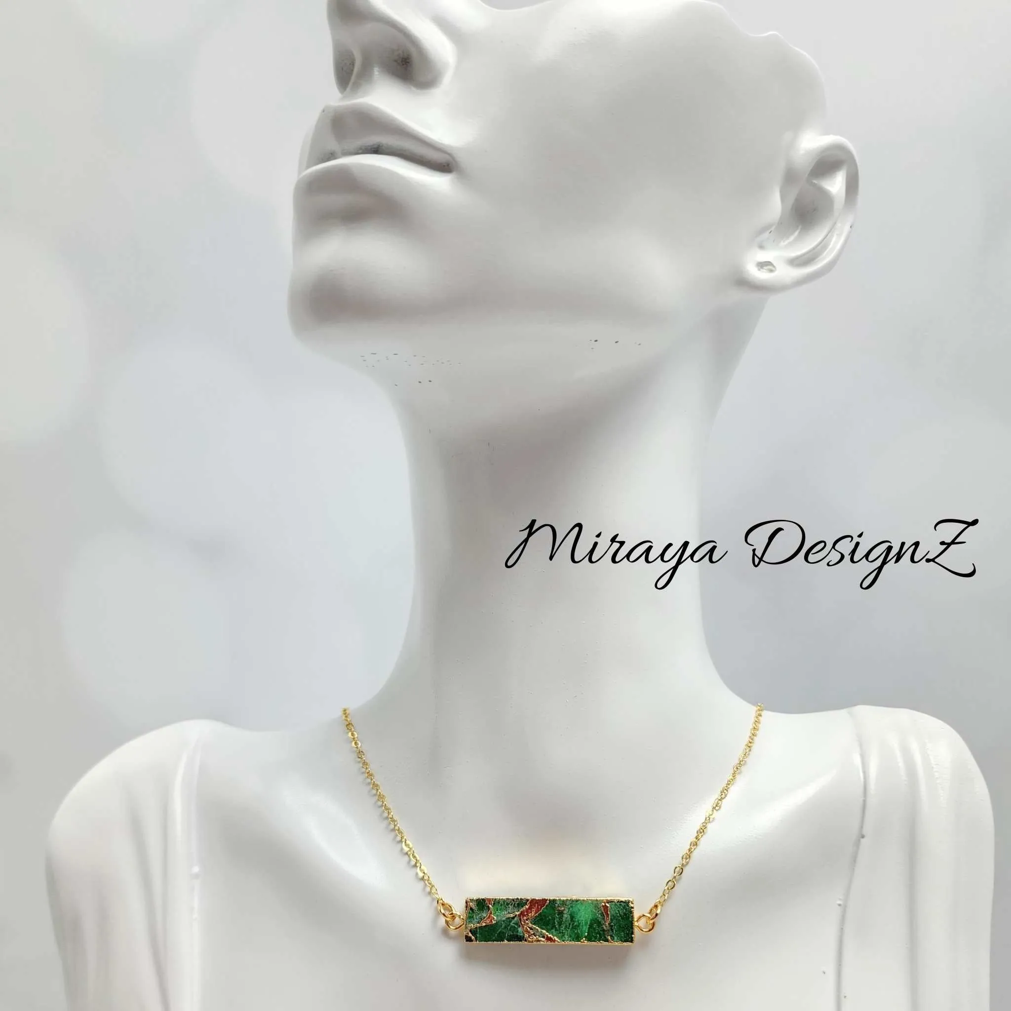 Mojave Turquoise Bar Necklace