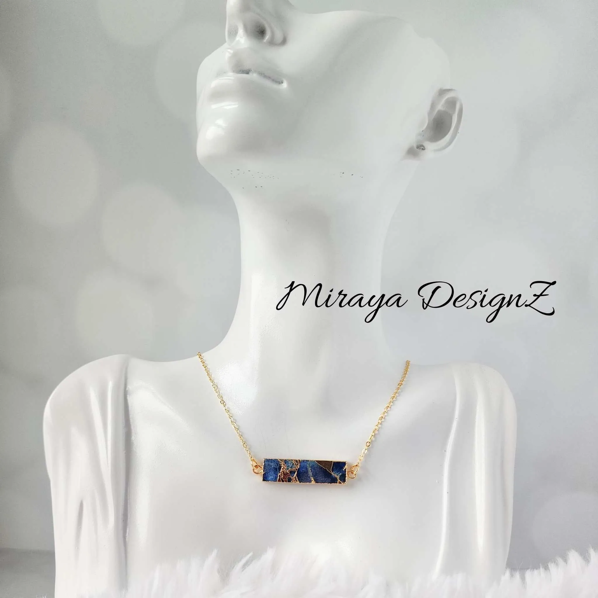 Mojave Turquoise Bar Necklace