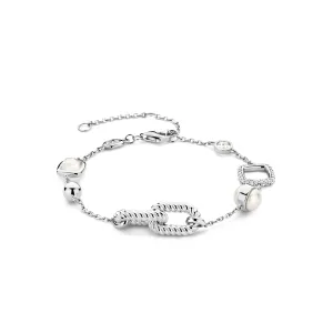 Rope Link Silver Bracelet