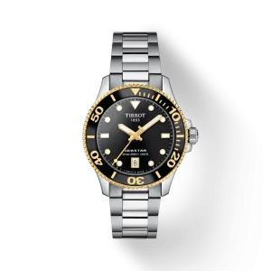 Seastar 1000 36MM Black/Gold Watch