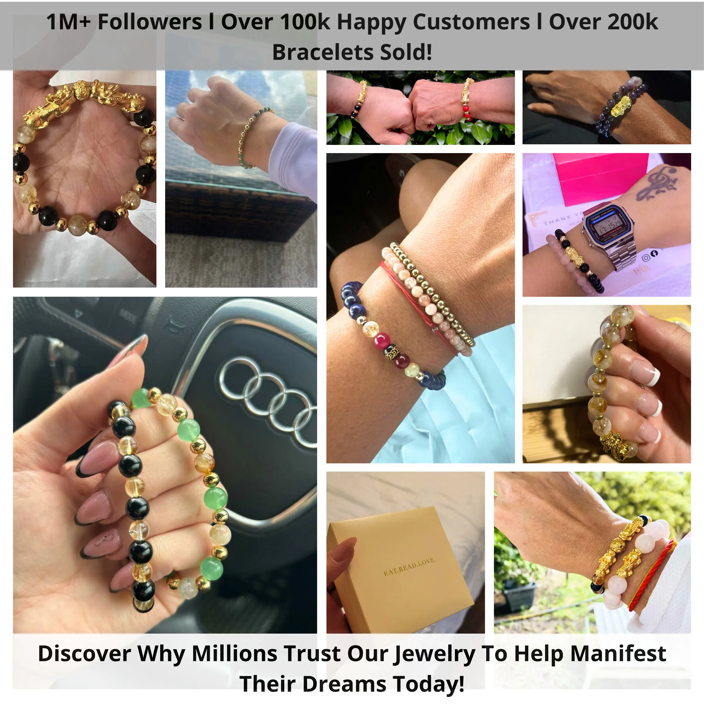 Turquoise and Garnet Eclipse 18k Pixiu Bracelet - Success