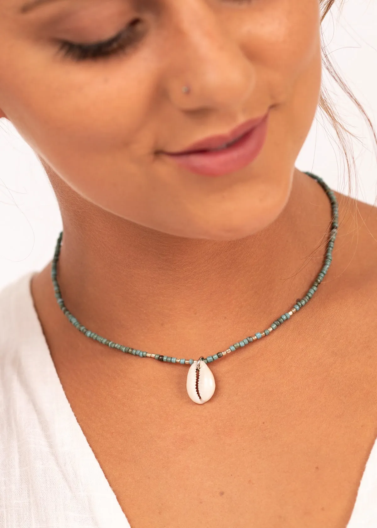 Turquoise Waikiki Cowie Necklace