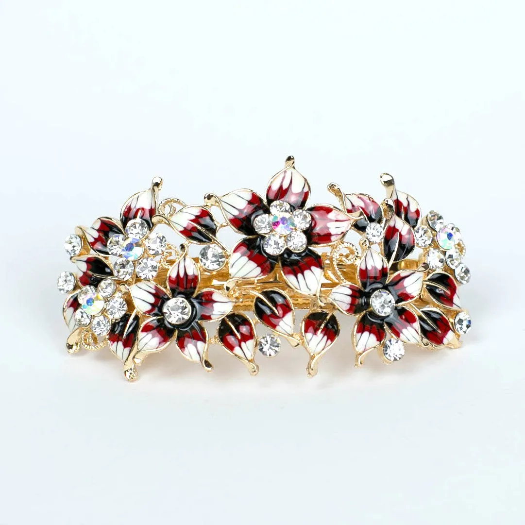Vintage Hair Accessory in Enamel
