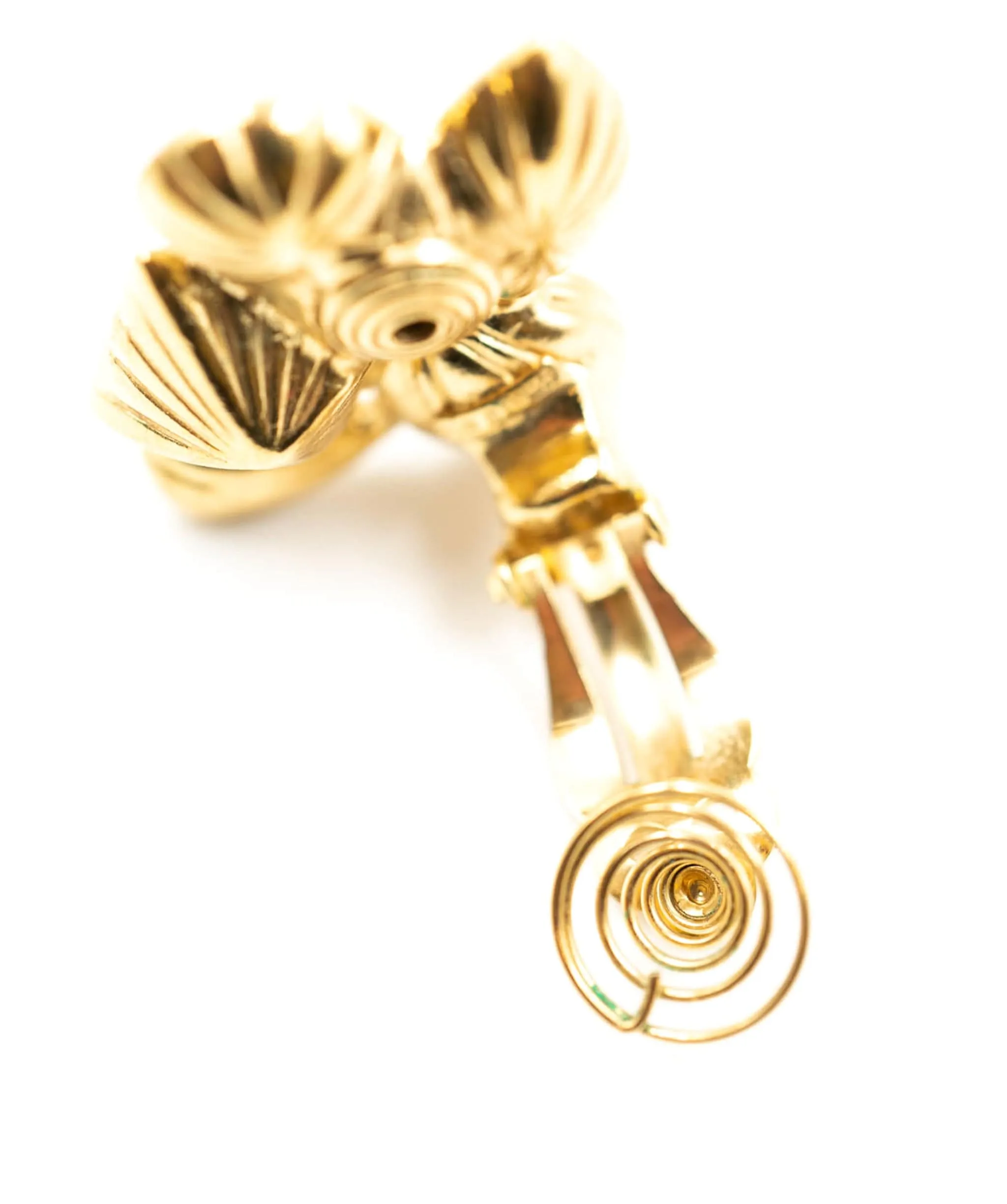 YSL Amber Crystal Clip On Earrings - AWL3857